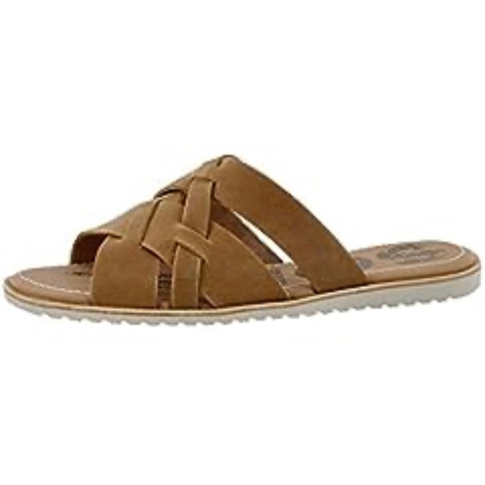 Sorel sandal size 6 Ella slide tan colour camel slip on ladies